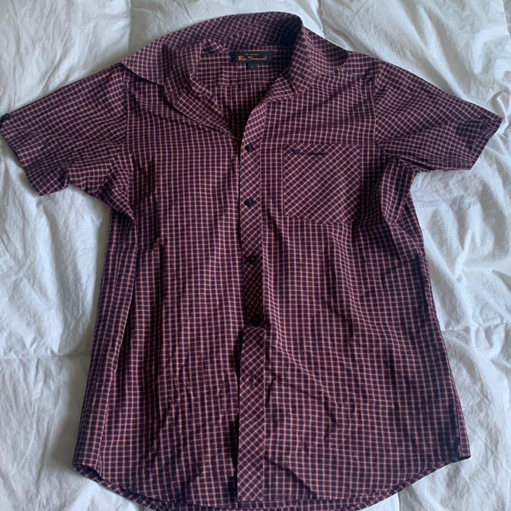 Checkered Madras Short Sleeve Button-up (NEW)